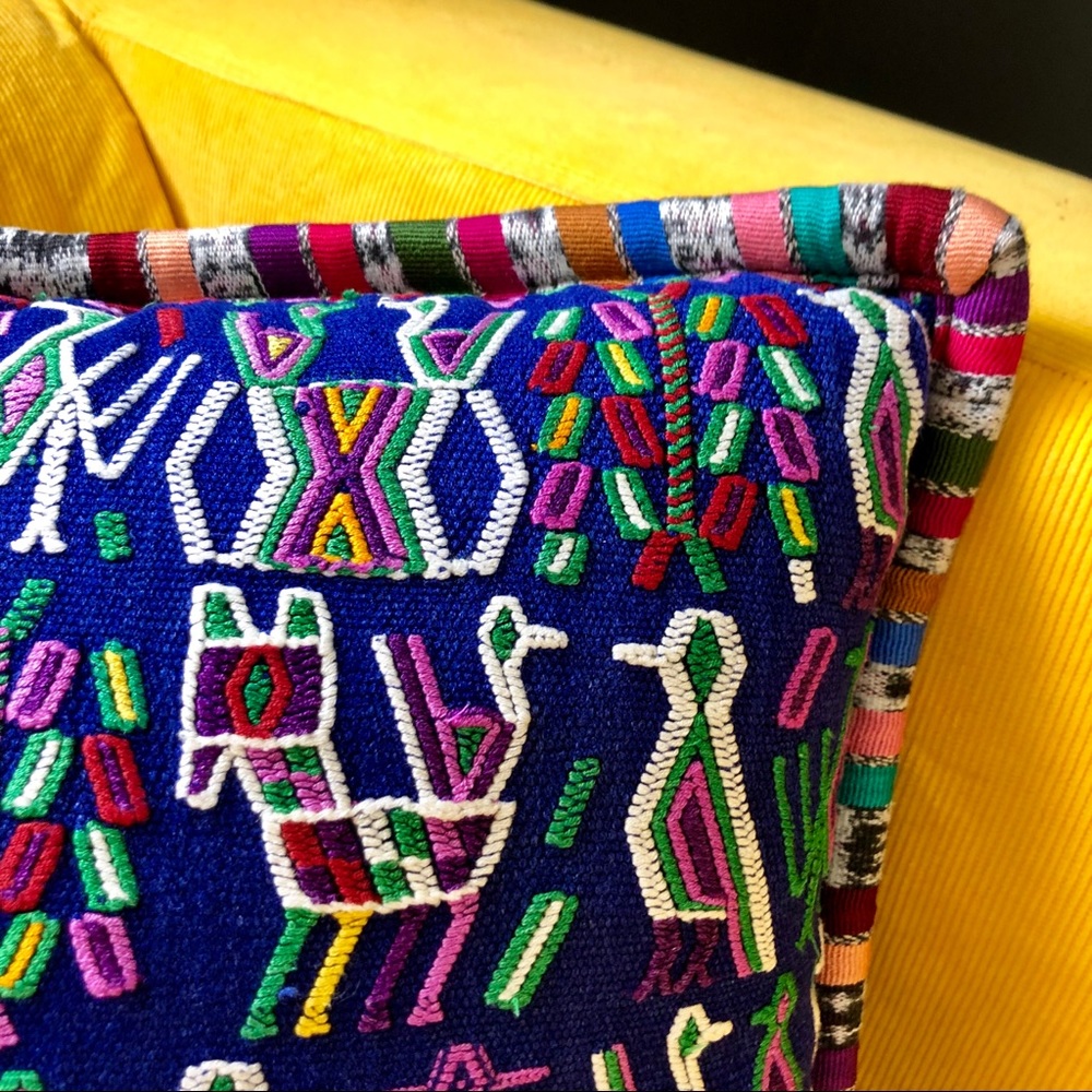 Hand Woven Pillow Cover From Guatemala 🇬🇹💗 - Picture 1 of 5